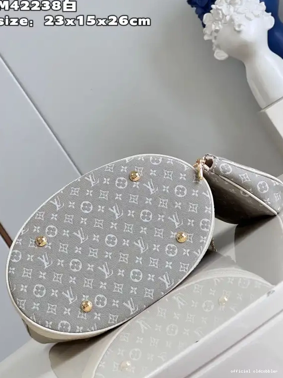 Official oldcobbler VUITTON NANO LOUIS BUCKET 0629